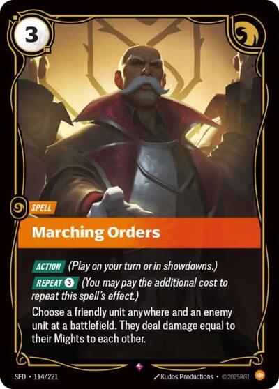 Marching Orders - Foil (Spiritforged)(SFD-114/221)(R)
