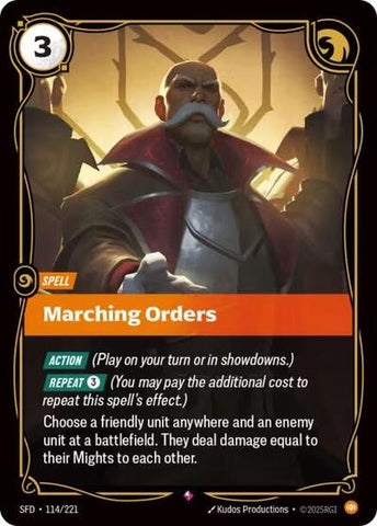 Marching Orders - Foil (Spiritforged)(SFD-114/221)(R)
