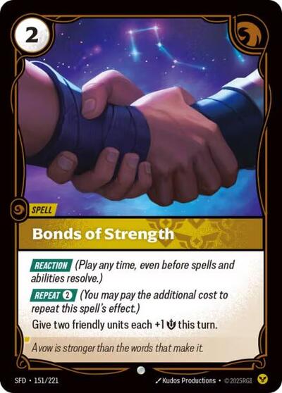 Bonds of Strength (Spiritforged)(SFD-151/221)(C)