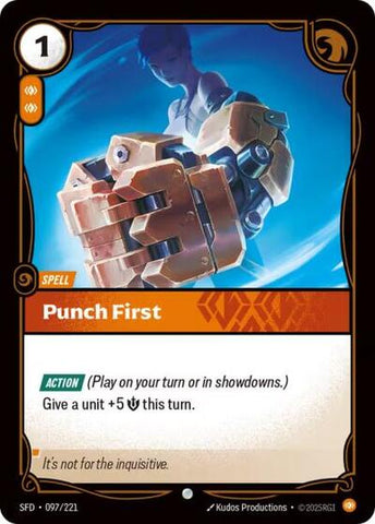 Punch First (Spiritforged)(SFD-097/221)(C)