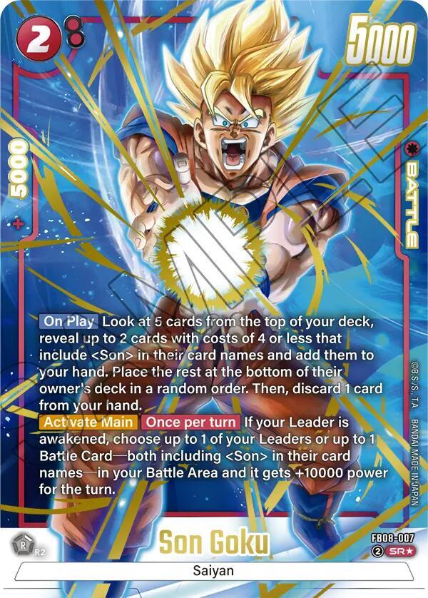 Son Goku [007] [Alternate Art] [Foil] (FB08-007)(SR)