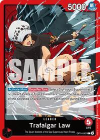 Trafalgar Law - OP14-001 (The Azure Sea's Seven)(OP14-001)(L)
