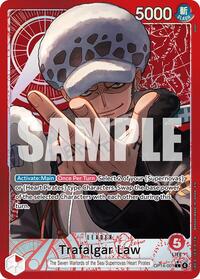 Trafalgar Law - OP14-001 - Alternate Art - Foil (The Azure Sea's Seven)(OP14-001)(L)