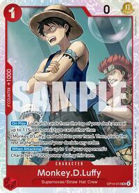 Monkey.D.Luffy - OP14-013 - Foil (The Azure Sea's Seven)(OP14-013)(SR)