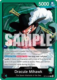 Dracule Mihawk - OP14-020 (The Azure Sea's Seven)(OP14-020)(L)