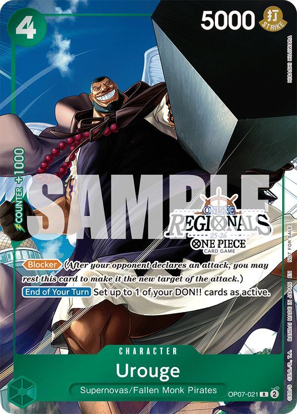Urouge [Online Regional Participation Pack 2025 Vol.1] [Foil] (One Piece Promotion Cards)(OP07-021)(R)
