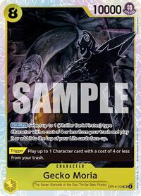 Gecko Moria - OP14-104 - Foil (The Azure Sea's Seven)(OP14-104)(SR)