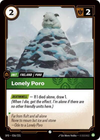 Lonely Poro - Foil (Spiritforged)(SFD-036/221)(C)