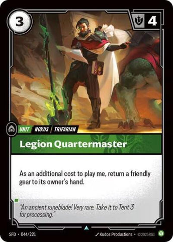 Legion Quartermaster (Spiritforged)(SFD-044/221)(U)