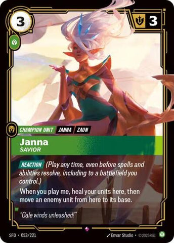 Janna, Savior - Foil (Spiritforged)(SFD-053/221)(R)