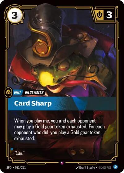 Card Sharp - Foil (Spiritforged)(SFD-081/221)(R)