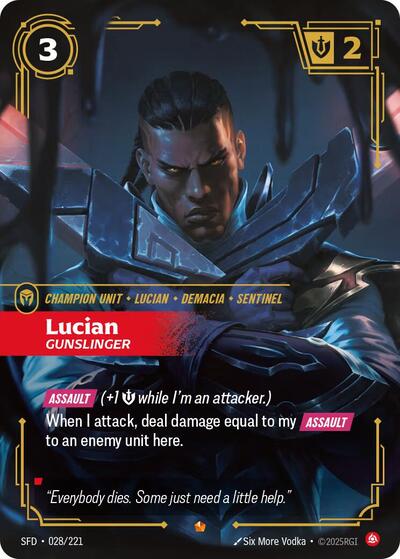 Lucian, Gunslinger - Foil (Spiritforged)(SFD-028/221)(E)