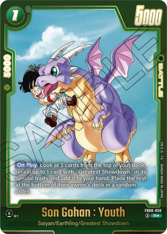 Son Gohan : Youth [056] [Alternate Art] [Foil] (FB08-056)(R)