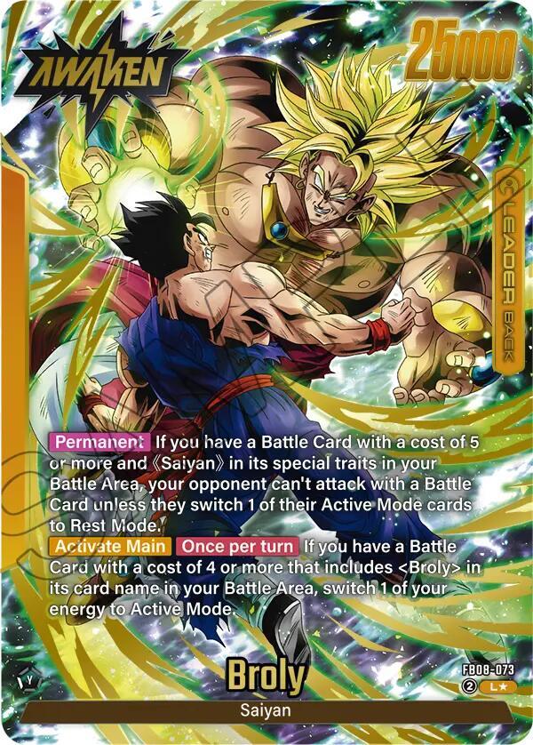 Broly [073] [Alternate Art] [Foil] (FB08-073)(L)