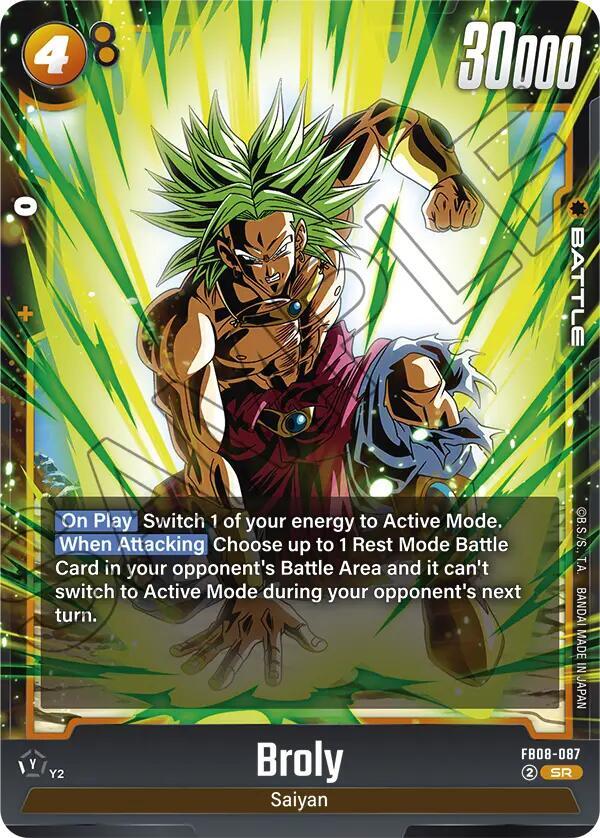 Broly [087] [Foil] (FB08-087)(SR)
