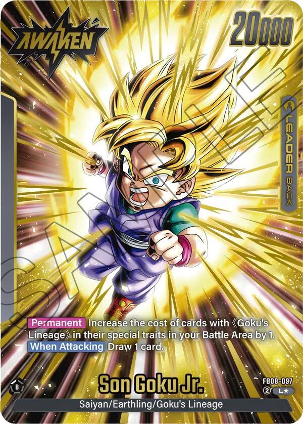 Son Goku Jr. [097] [Alternate Art] [Foil] (FB08-097)(L)