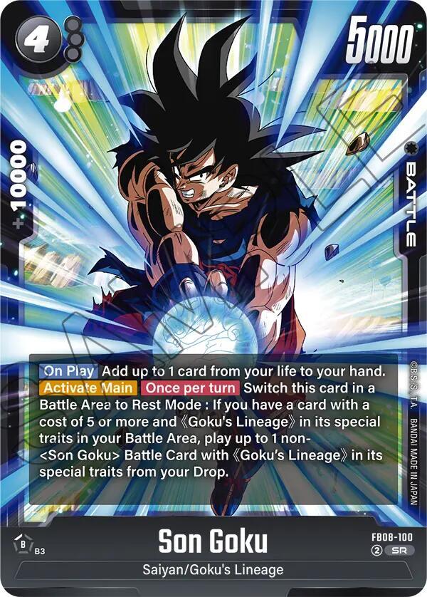 Son Goku [100] [Foil] (FB08-100)(SR)