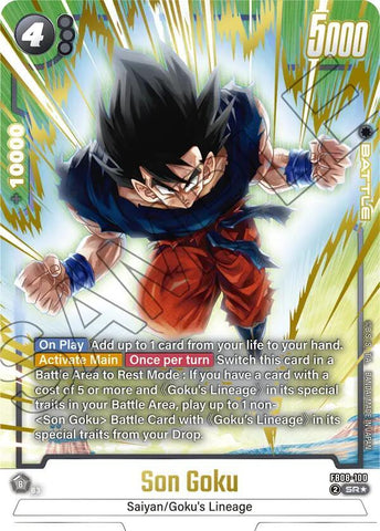 Son Goku [100] [Alternate Art] [Foil] (FB08-100)(SR)