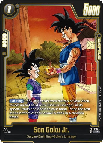 Son Goku Jr. [102] [Alternate Art] [Foil] (FB08-102)(R)