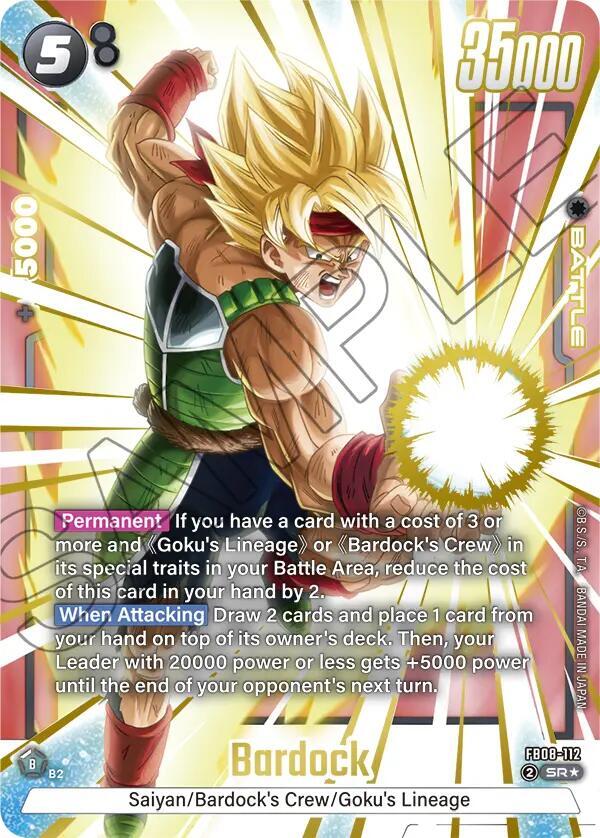 Bardock [112] [Alternate Art] [Foil] (FB08-112)(SR)