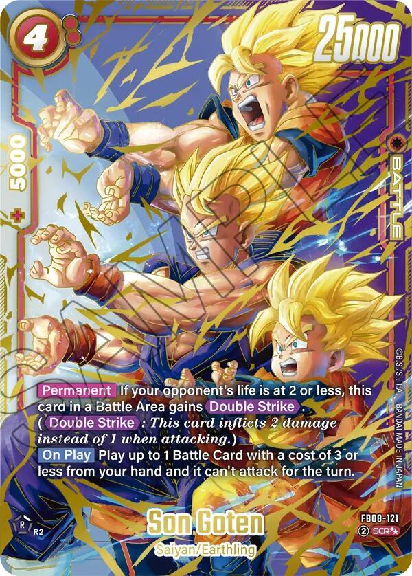 Son Goten [121] [Super Alternate Art] [Foil] (FB08-121)(SCR)
