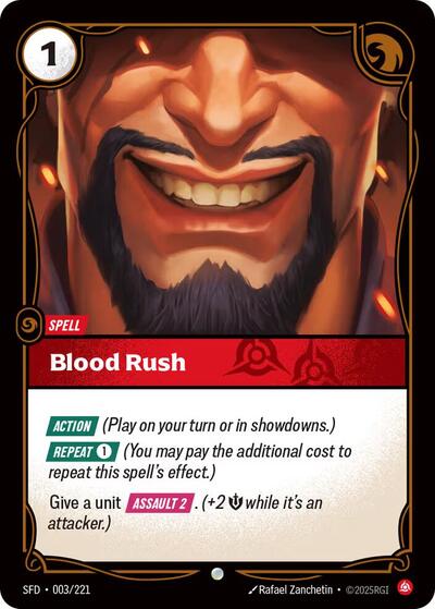 Blood Rush - Foil (Spiritforged)(SFD-003/221)(C)