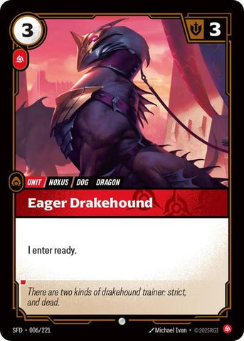 Eager Drakehound - Foil (Spiritforged)(SFD-006/221)(C)