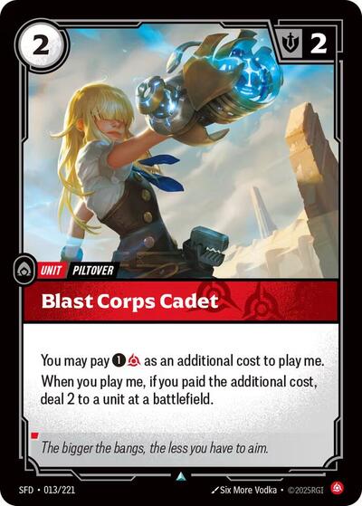 Blast Corps Cadet (Spiritforged)(SFD-013/221)(U)