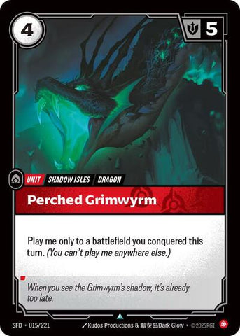 Perched Grimwyrm (Spiritforged)(SFD-015/221)(U)