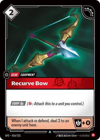 Recurve Bow - Foil (Spiritforged)(SFD-016/221)(U)