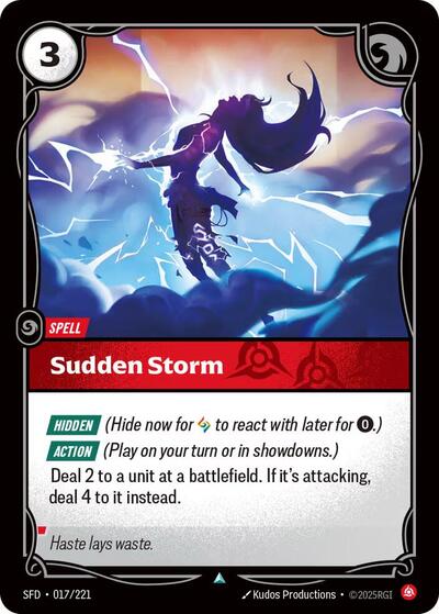 Sudden Storm (Spiritforged)(SFD-017/221)(U)