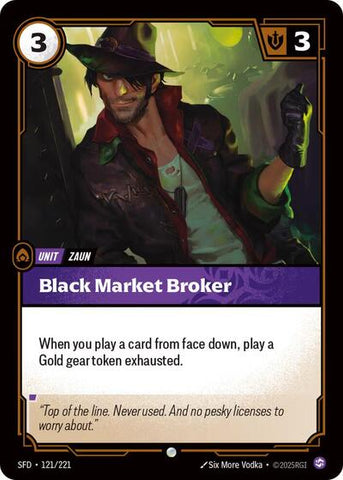 Black Market Broker (Spiritforged)(SFD-121/221)(C)