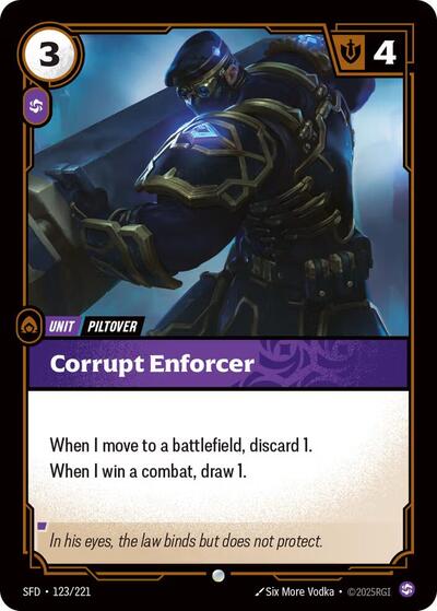 Corrupt Enforcer - Foil (Spiritforged)(SFD-123/221)(C)