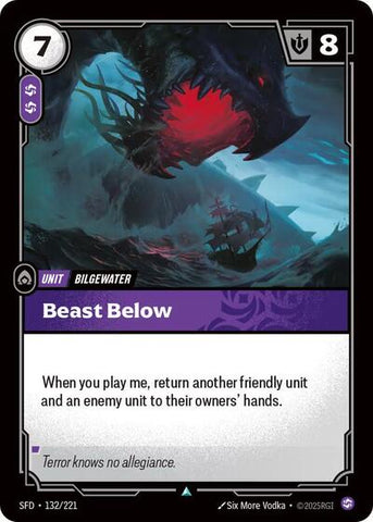 Beast Below - Foil (Spiritforged)(SFD-132/221)(U)