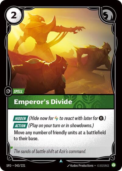 Emperor's Divide - Foil (Spiritforged)(SFD-043/221)(U)