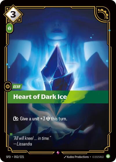 Heart of Dark Ice - Foil (Spiritforged)(SFD-052/221)(R)