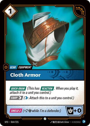 Cloth Armor - Foil (Spiritforged)(SFD-064/221)(C)