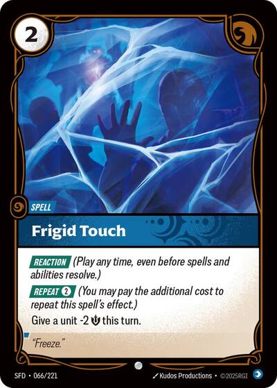 Frigid Touch (Spiritforged)(SFD-066/221)(C)