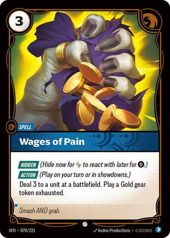 Wages of Pain - Foil (Spiritforged)(SFD-070/221)(C)