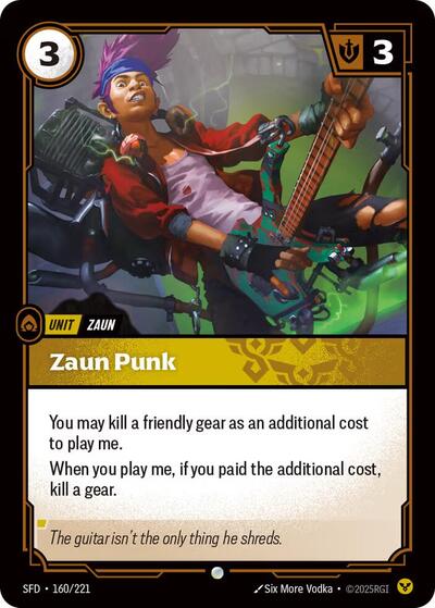 Zaun Punk (Spiritforged)(SFD-160/221)(C)