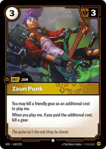 Zaun Punk (Spiritforged)(SFD-160/221)(C)