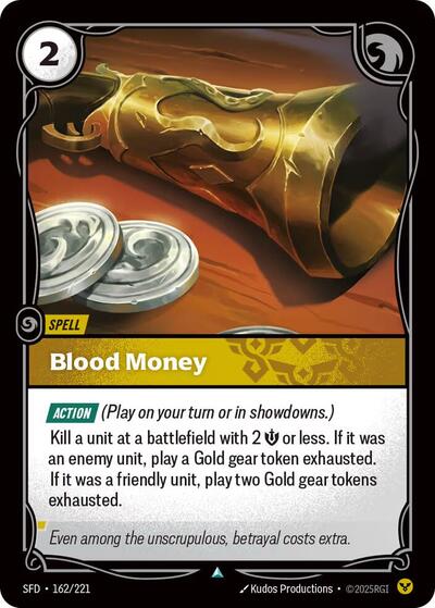 Blood Money - Foil (Spiritforged)(SFD-162/221)(U)