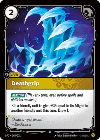 Deathgrip - Foil (Spiritforged)(SFD-163/221)(U)