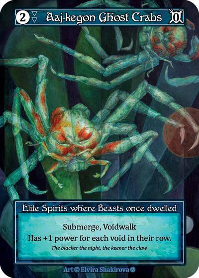 Aaj-kegon Ghost Crabs - Foil (Gothic)(EL)
