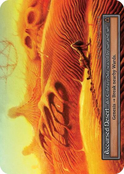 Accursed Desert - Foil (Gothic)(OR)