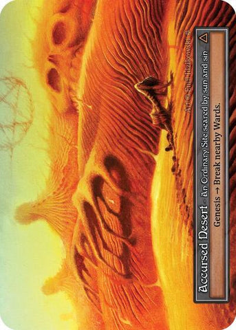 Accursed Desert - Foil (Gothic)(OR)