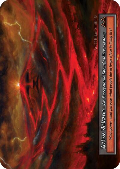 Active Volcano - Foil (Gothic)(EX)