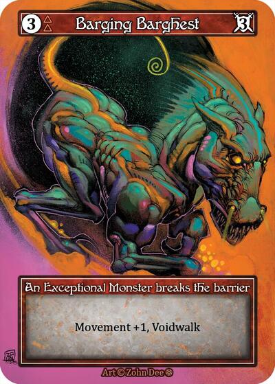 Barging Barghest - Foil (Gothic)(EX)