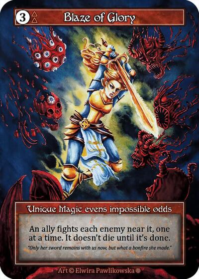Blaze of Glory - Foil (Gothic)(UN)