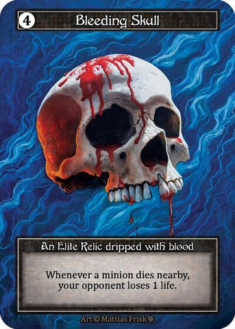 Bleeding Skull - Foil (Gothic)(EL)